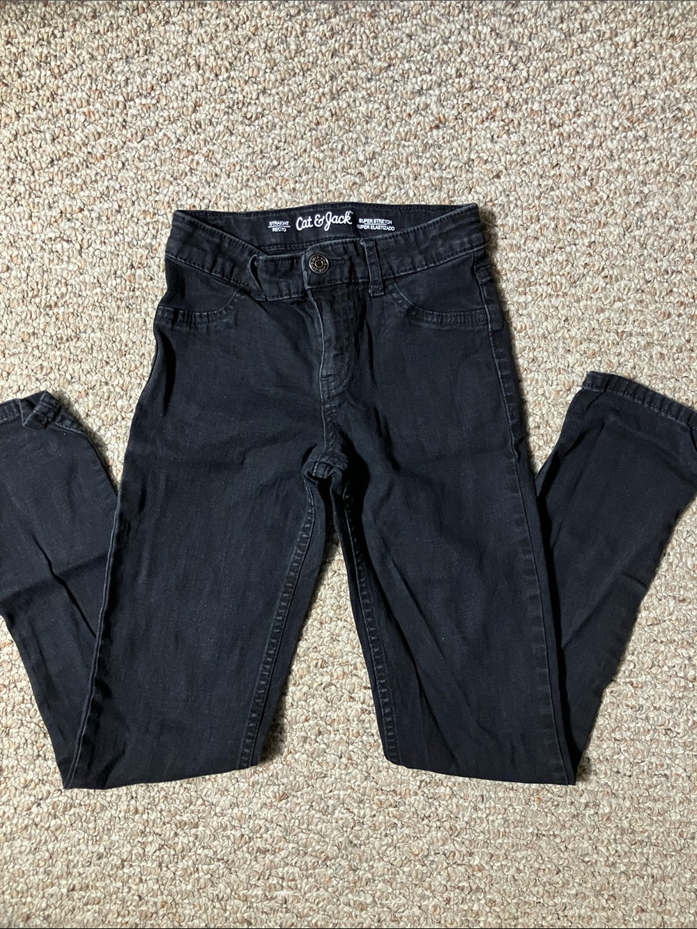 Cat & Jack Black Jeggings stretchy
